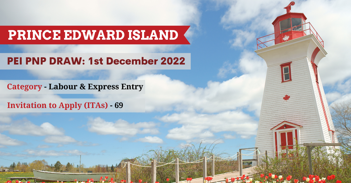 Latest PEI PNP Draw Issues 69 ITAs