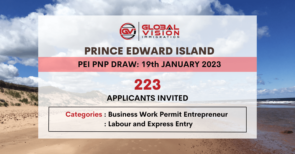First 2023 PEI PNP draw issues 223 invites