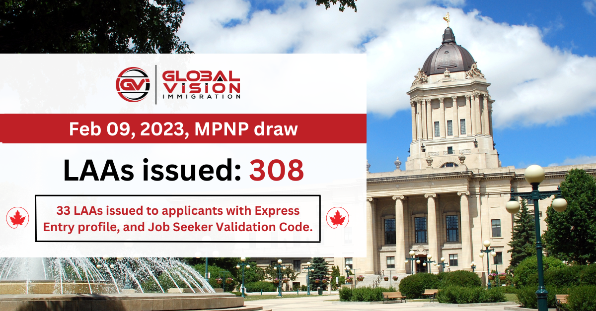 Latest MPNP draw update 308 applicants get LAAs