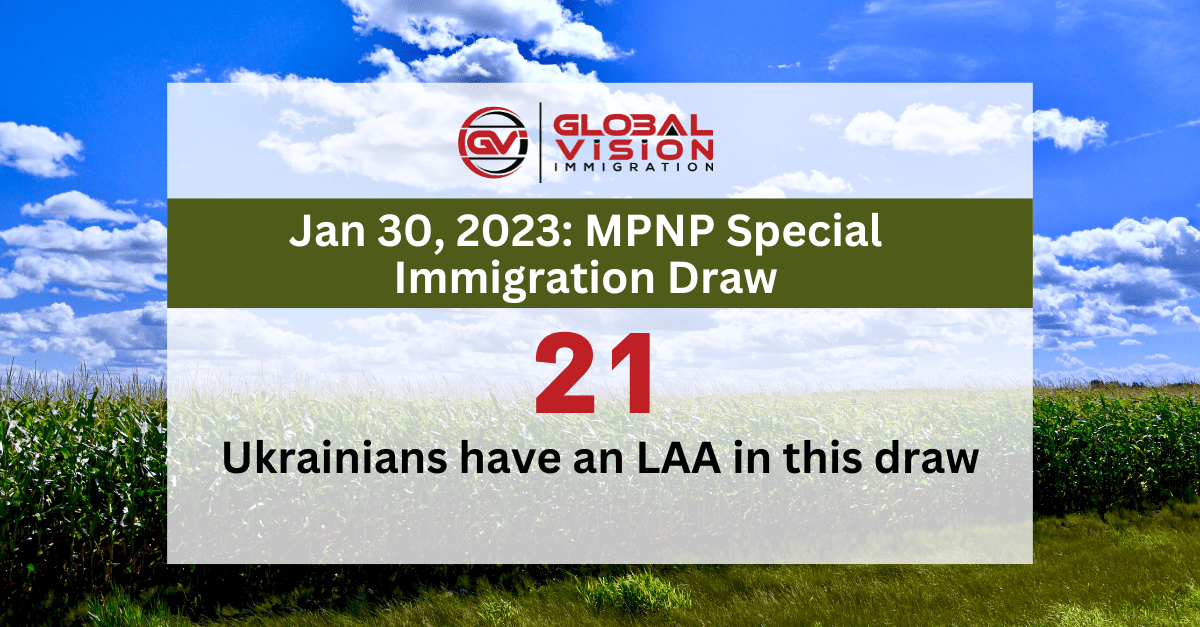MPNP draw selects 21 Ukrainians on Jan 30 2023