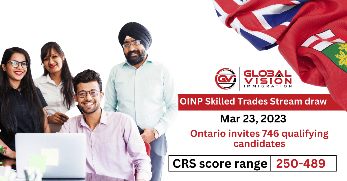 Ontario Issues 746 NOIs to OINP Skilled Trades Stream draw applicants