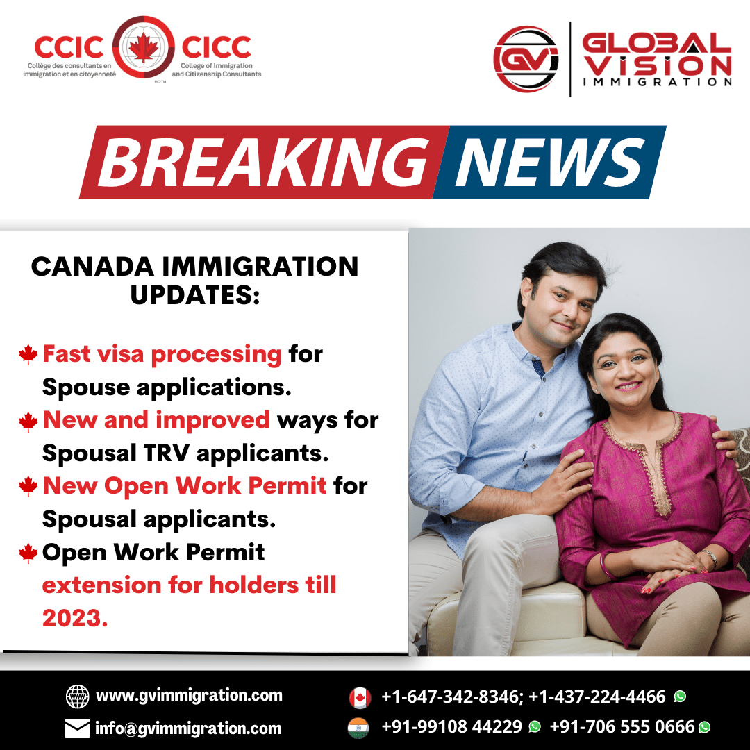 New Canada Updates for faster spouse visa application processing