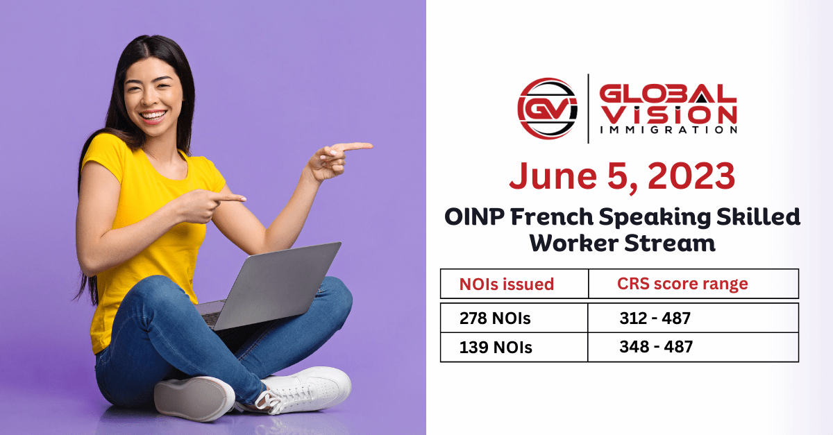 Ontario Invites 417 Applicants in 2 OINP French Speaking Skilled Worker Draw