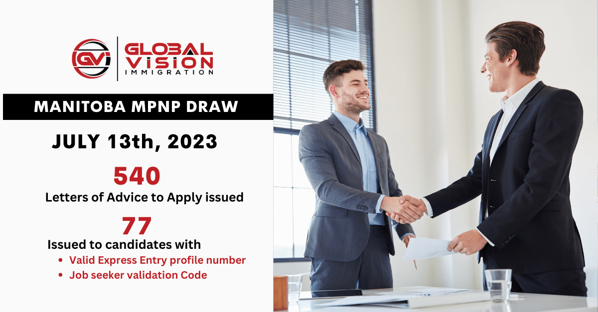 Manitoba issues 540 LAAs for provincial nomination