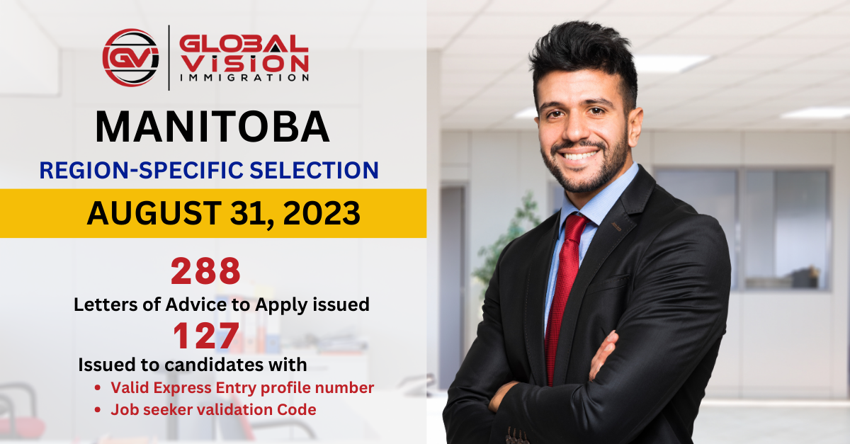 288 LAAs issued for region specific selection in New MPNP draw