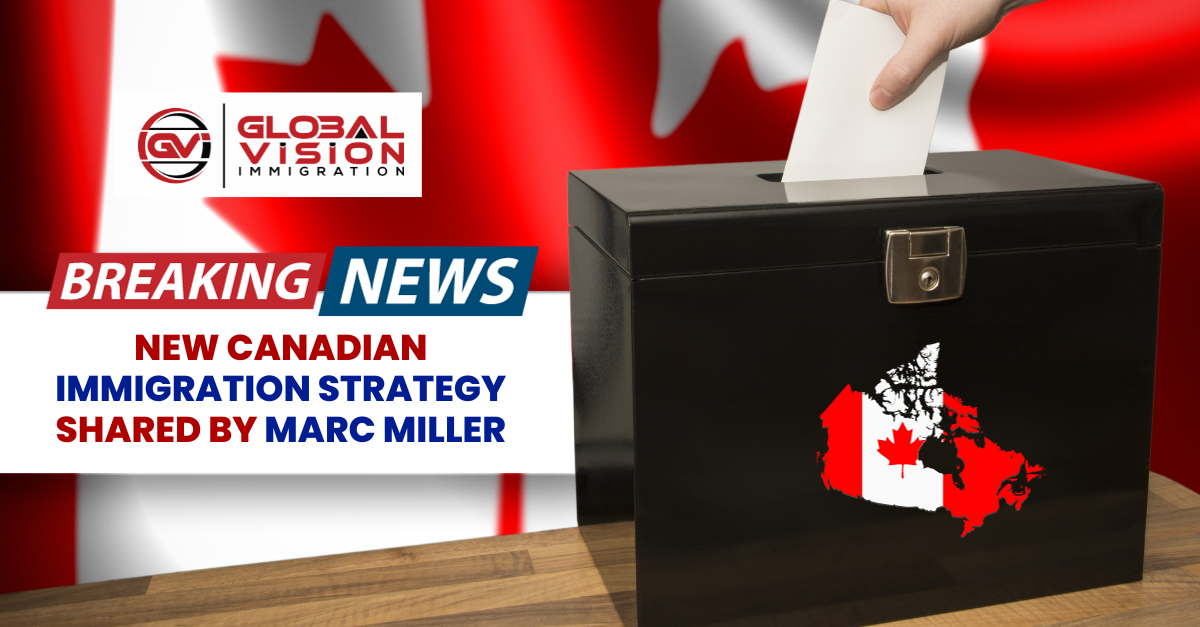 New Canadian immigration strategy shared by Marc Miller
