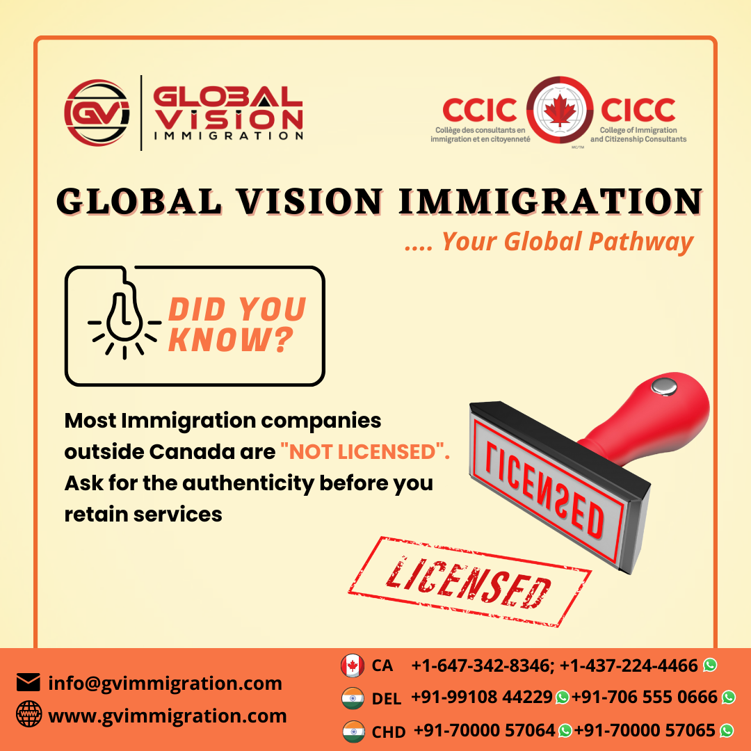 Global Vision Immigration - Best Immigration Consultant in Canada and India