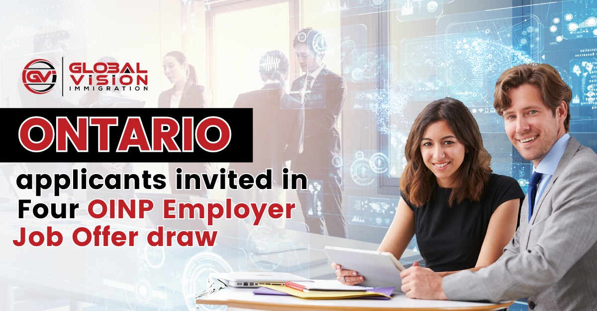 3117 applicants invited in Four OINP Employer Job Offer draws