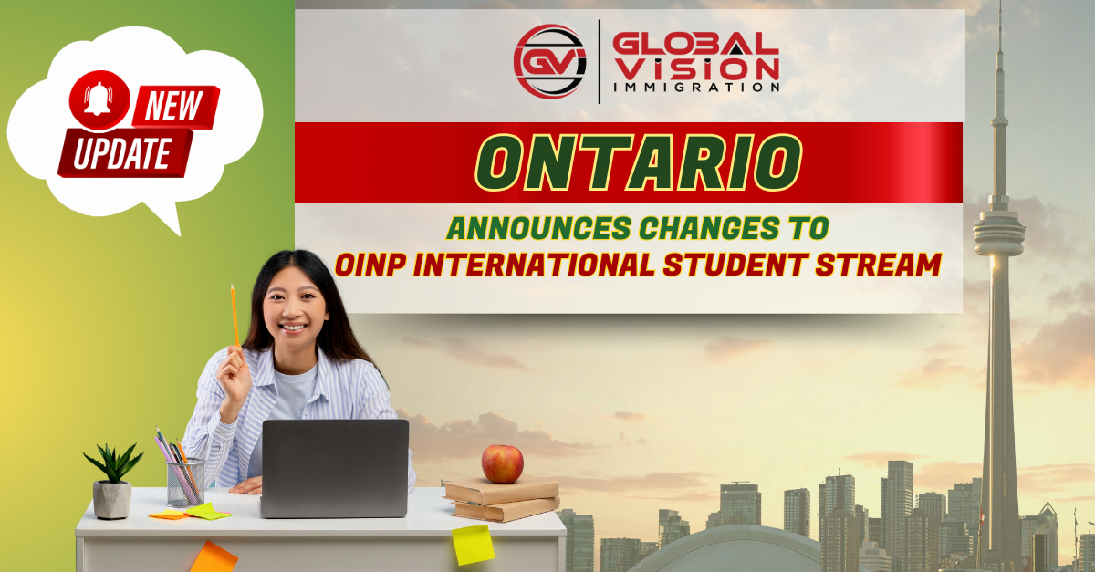 Ontario announces changes to OINP International Student Stream