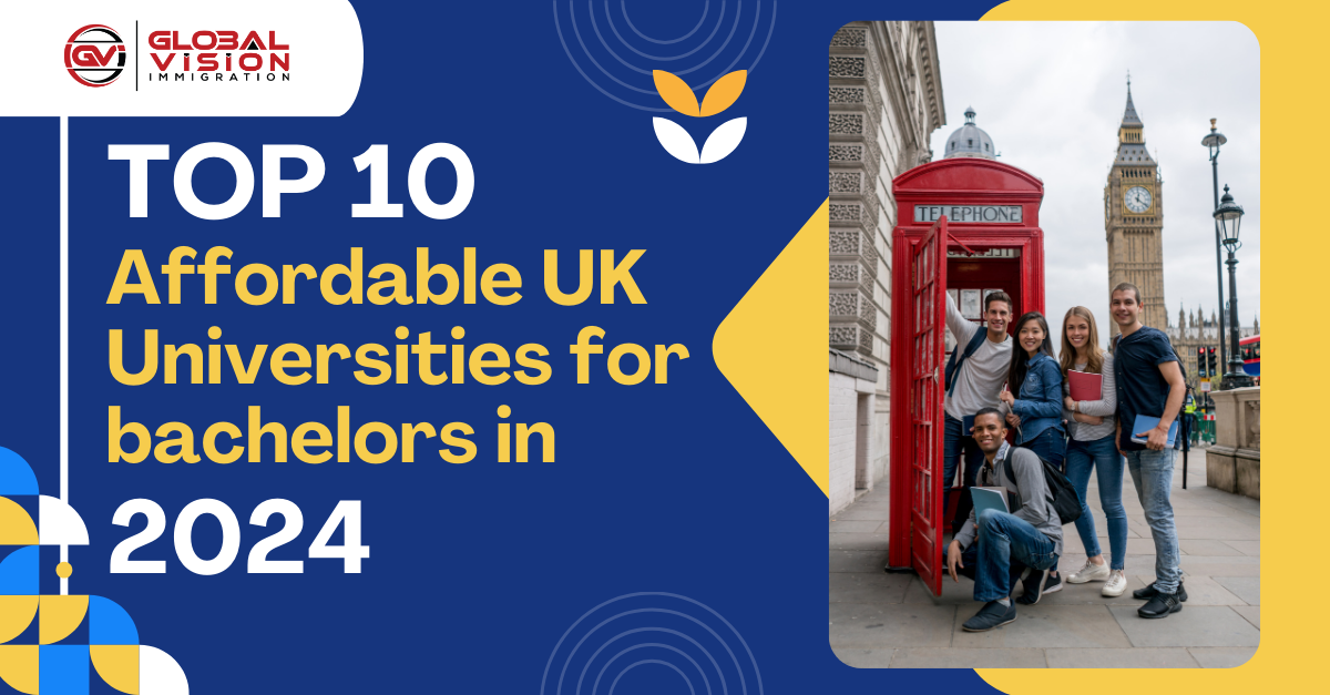 Top 10 Affordable UK Universities for Bachelors in 2024