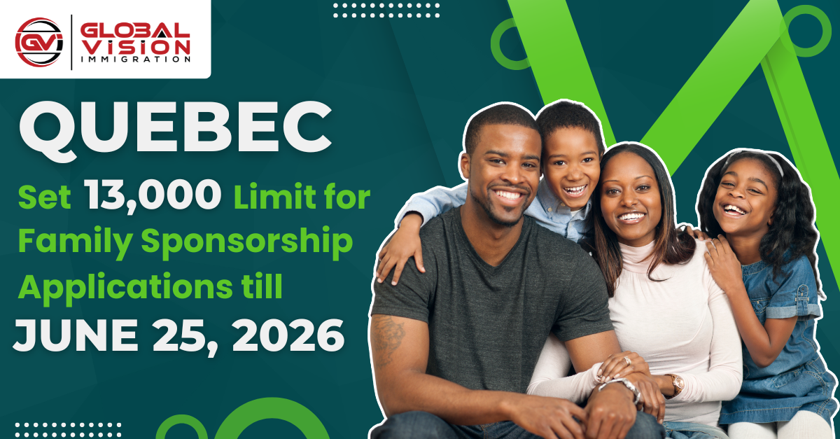 Quebec set 13000 limit for Family sponsorship applications till June 25 2026