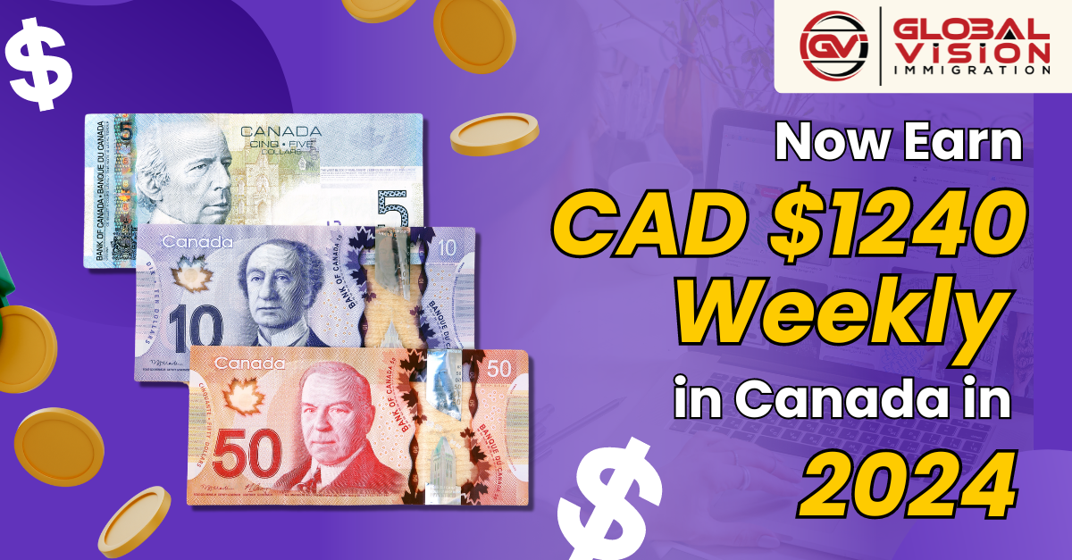 Now Earn CAD $1240 Weekly in Canada in 2024