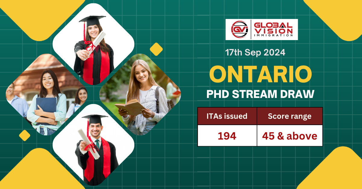 Ontario sees surge in selection of PhD Graduate Stream applicants