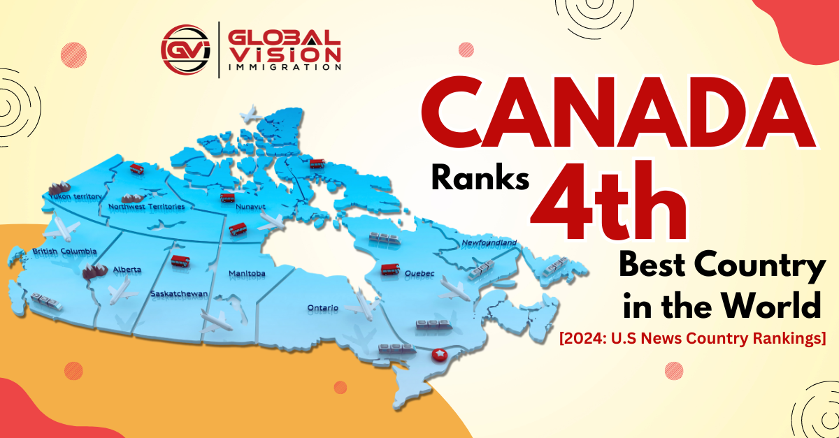 Canada scores 94.1 becomes 4th best country in the US News Country Rankings