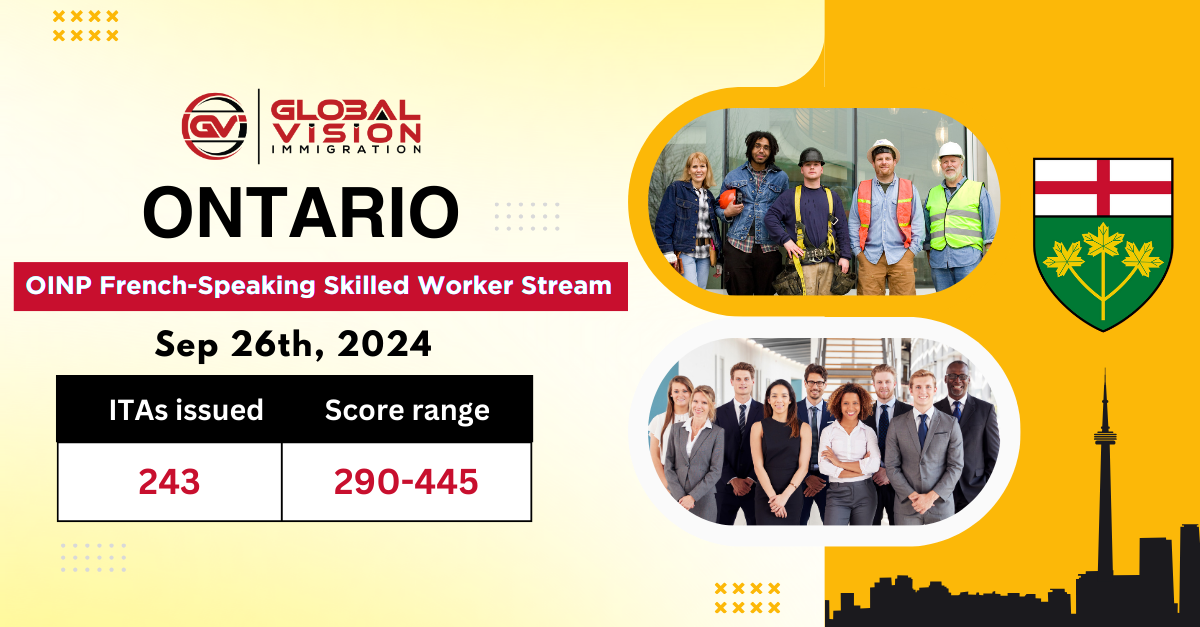 243 Francophone applicants get invitations in new OINP draw