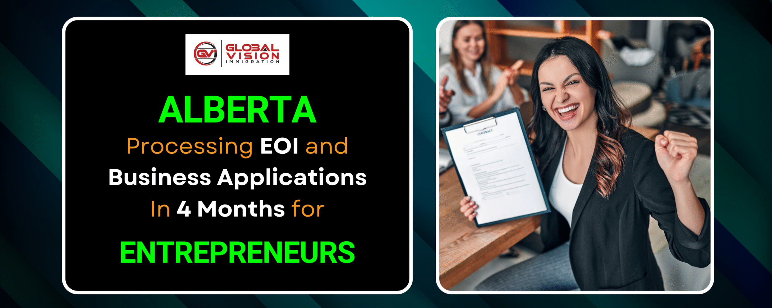 Alberta processing EOI and Business applications in 4 months for Entrepreneurs
