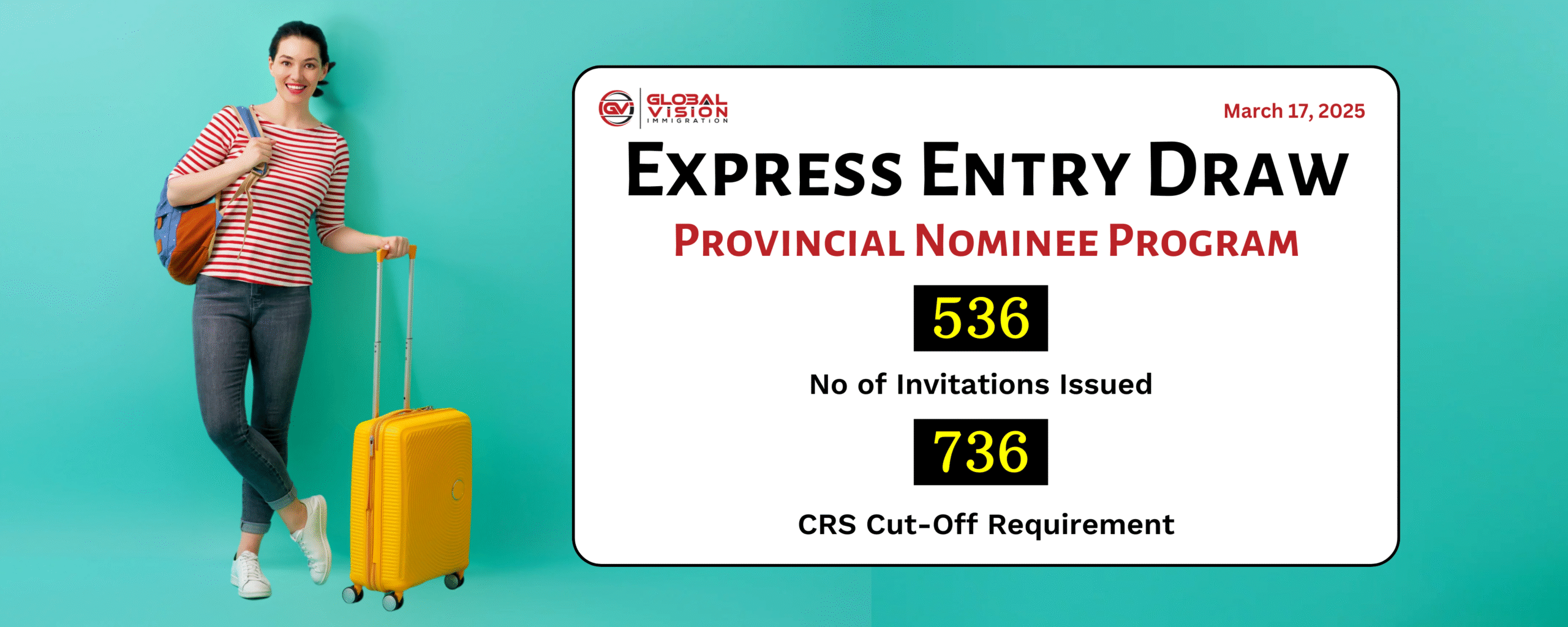 Third March 2025 Express Entry draw selects 536 PNP category candidates